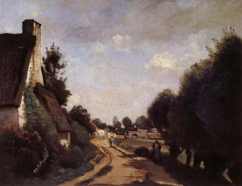 Corot Camille Une Route pres d'Arras Sweden oil painting art